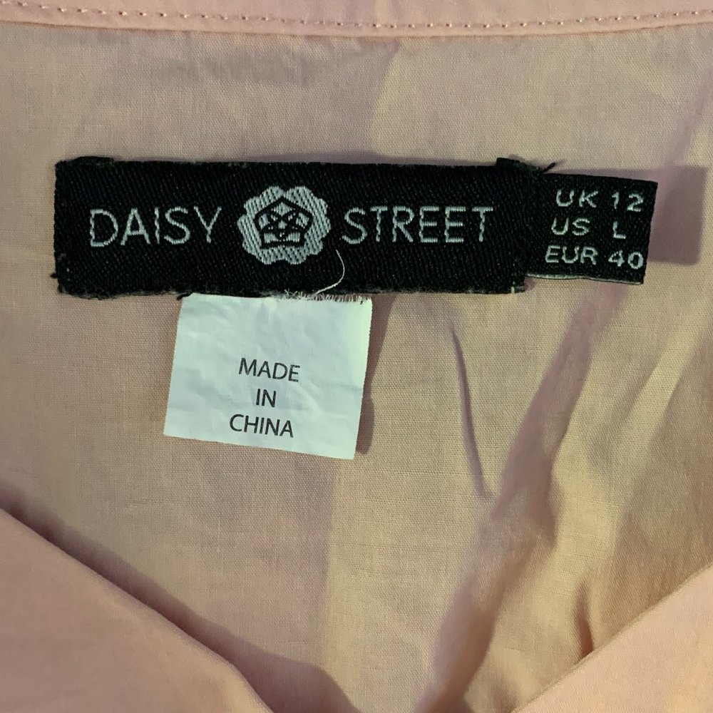 Daisy Street ASOS Cottagecore Mini Dress with Puff Sleeves Size US 8 UK 12 EUC - Picture 6 of 7